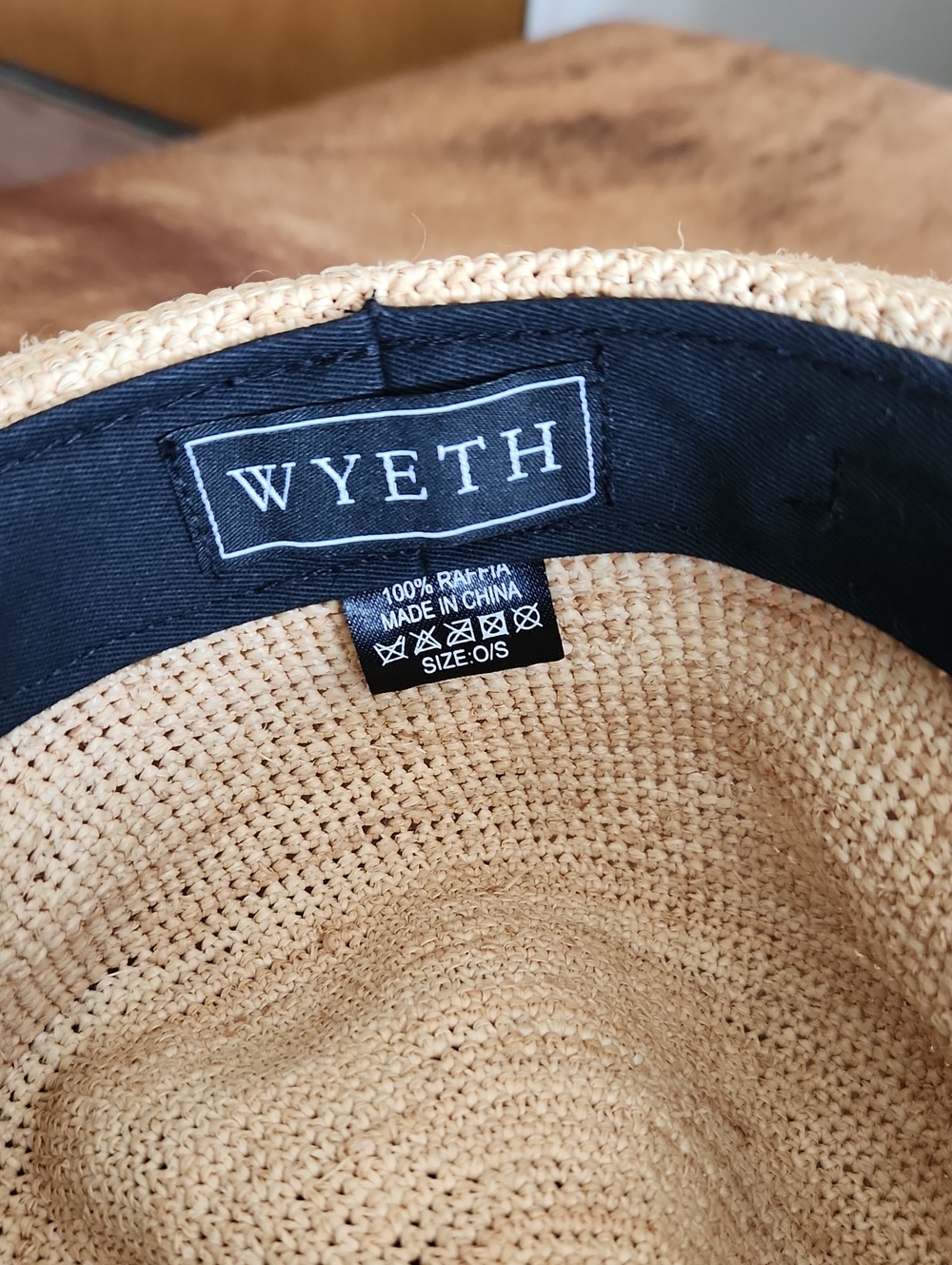 Anthropologie Wyeth 100% Raffia Woven Hat OS - Picture 3 of 3